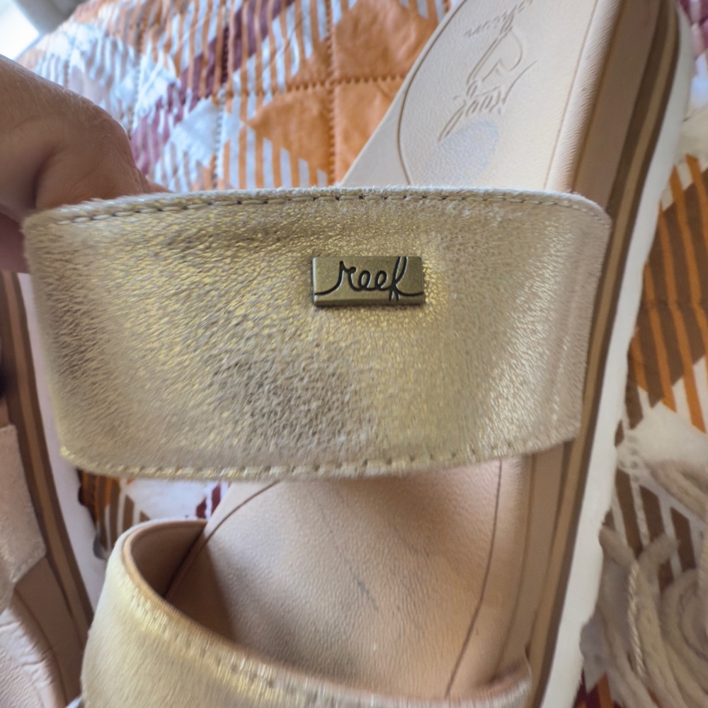Reef Cream Slide Sandals - Picture 3 of 4